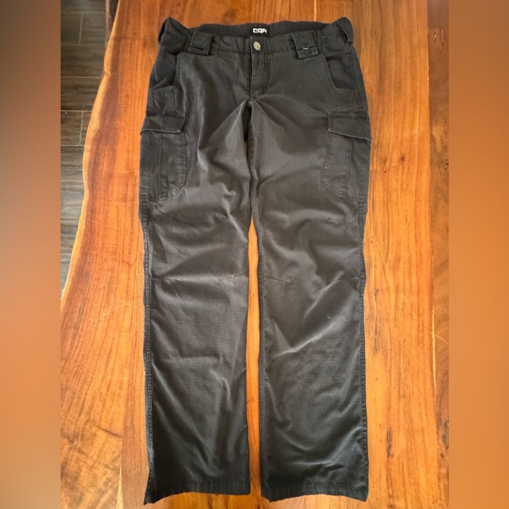 CQR Women's Flex Stretch Tactical Pants, Water Resistant Ripstop Cargo sz 8L